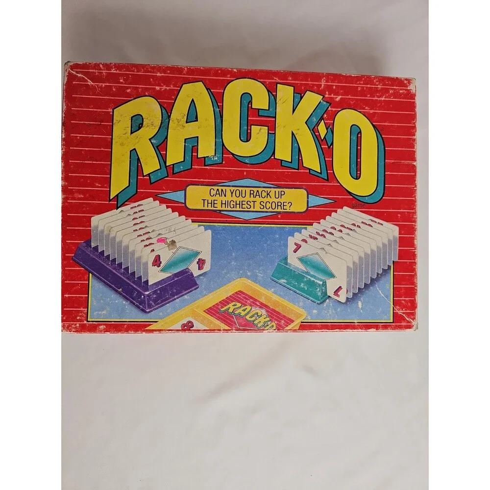 Vintage Rack-O Card Game 1992 Parker Brothers Retro Family Board Game Complete